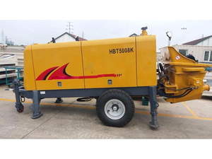 أفضل بيع HBT6013V 118kw التحكم الكهربائية مقطورة شنت مضخة مزج الخرسانة السعر - Product Image 6