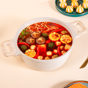 Boreine 24cm 28cm Induction Cooker Compatible Aluminium <strong>Cookpot</strong> with Lid Ready to Ship Service Cooking <strong>Set</strong> for Soup - Product Image 2