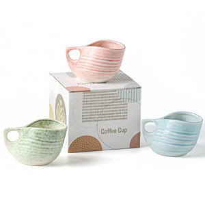 <span class=keywords><strong>Taza</strong></span> de Cerámica Espiral con Relieve Estilo Japonés Retro JY, con Impresión de Logotipo, Popular en Línea, Creativa y Elegante para Café y Leche - Product Image 4