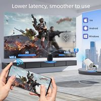 HY 300 Plus Projecteur Télécommandé Interactif Rétro Publicitaire Tablette Karaoké Console de Jeu Vidéo 4K 720p