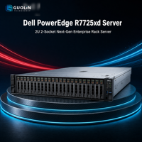 Server Dell PowerEdge R7725xd 2U Dual AMD EPYC 9005 Asli, Pengiriman Cepat, Stok Tersedia, Server Rak 2U Enterprise Berdensitas Tinggi