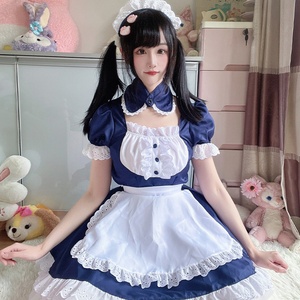 Tenue de <span class=keywords><strong>femme</strong></span> de chambre classique de style <span class=keywords><strong>japonais</strong></span> Robe Lolita douce et vêtements de performance Cosplay pour café Costumes d'été décontractés - Product Image 2