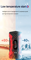 Démarreur de voiture 12V 1000A 99800mAh avec compresseur d'air, bloc d'alimentation portable pour véhicules essence et diesel