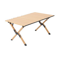 Table de camping portable moderne en aluminium léger pliable pour l'extérieur