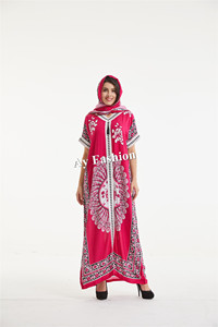 Floral Maxi Length Dashiki <strong>African</strong> Dress Muslim Long Dress <strong>African</strong> <strong>Wear</strong> - Product Image 3