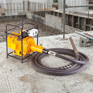 Vibrateur à aiguilles pour béton pour essais de cubes et de cylindres |   Vibrateur à immersion pour béton de laboratoire avec arbre flexible (IS 2505 & AST) - Product Image 2