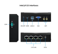 Mini PC Industrial sin Ventilador, CPU Intel N5095, RAM DDR4 de 16 GB, SSD de 256 GB/512 GB, Procesador con 4 Puertos COM RS232, Windows