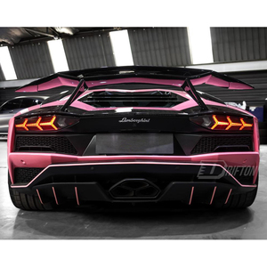 สปอยเลอร์หลังคาร์บอนไฟเบอร์แบบแห้ง Aventador Visible พร้อมฝาปิดฐาน สำหรับ Lamborghini Aventador & S & SV LP700 LP740 LP750 ปี 2011-2014 - Product Image 2