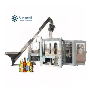 Complete Automatic Glass Bottle Beer Filling Mahine Beer Filling Line