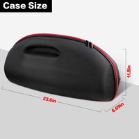 Étui de voyage rigide personnalisé pour jbl boombox 2 3 étui de haut-parleur eva vide à fermeture éclair pour haut-parleur Bluetooth portable