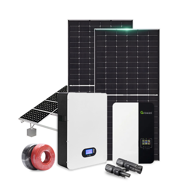Independent Power Supply 20kw 30kw 50kw off Grid Solar System Single Phase Solar Panel System with Battery for Home