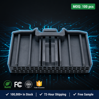 Connecteur femelle automobile MX34036SF1 12V, boîtier de prise, 36 trous, gaine en plastique PA66, calibre 22-20, pas de 2,2 mm