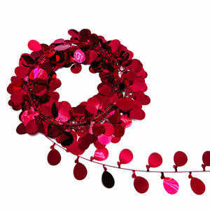 DIY Christmas Decorations Birthday Party Balloon Plastic <b>Wire</b> <b>Wreath</b> 7.5m Color Strip Flower Holiday - Product Image 4