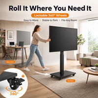 Nuevo Soporte de TV Motorizado de Metal Resistente de 32 a 70 Pulgadas, Base Giratoria para TV, Estable para Entrenamiento, 3 Ajustes Preestablecidos para Sentarse/Pararse/Jugar