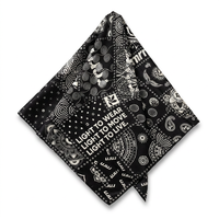 Bandana Katun Persegi Custom, Syal Kepala Bernapas yang Dapat Dipersonalisasi untuk Pria Wanita, Penutup Leher & Rambut Unisex, Hadiah Promosi Grosir