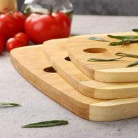 Planche à découper multifonctionnelle en bambou, durable, écologique, antibactérienne, pour charcuterie, ustensile de cuisine, vente en gros
