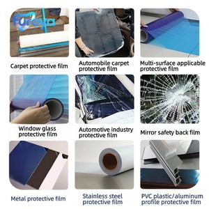 Pellicola Protettiva PE Blu Brillante Anti-Graffio per Vetri, Rivestimenti in Plastica e Pannelli in Legno per Protezione Quotidiana - Product Image 6