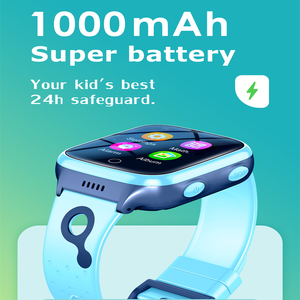 นาฬิกาอัจฉริยะสำหรับเด็ก K9 4G พร้อมวิดีโอคอล HD แบตเตอรี่ 1000mAh ระบบ GPS ระบุตำแหน่งแม่นยำ กันน้ำ IPX7 และกล้อง HD เพื่อความปลอดภัยของเด็ก - Product Image 5