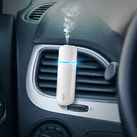 SCENTA venta al por mayor difusor de Clip de ventilación de coche de aceite esencial de Aroma, Mini máquina de difusor de Aroma de coche Nano Mist de lujo