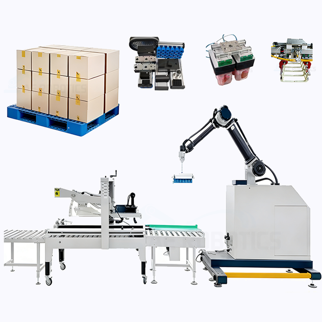 Industrial Collaborative Robot Palletizing System Plug & Play Automation Solution for Warehouse