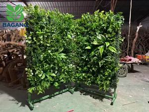 Décoration murale de plantes vertes artificielles en soie plastique, haies de buis tropicales artificielles d'intérieur <span class=keywords><strong>pour</strong></span> mariage à domicile - Product Image 3
