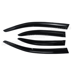 NEW 4 Pcs Black Car Side <b>Window</b> Visor Guard Vent <b>Cover</b> Trim Awnings Shelters Protection Guard for Mitsubishi Lancer 2008-2017 - Product Image 3