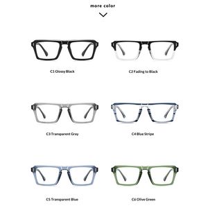 Montura TR90 OEM, Gafas de Moda con Protección Anti Luz Azul, Negras, Unisex, Cuadradas, Ligeras, Bloqueadoras de Luz, Venta al Por Mayor, Alta Calidad, Logotipo Personalizado - Product Image 2