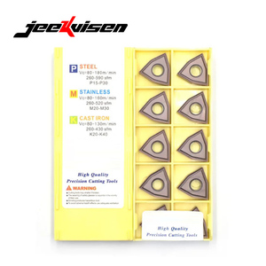 Insertos de Carburo de Tungsteno WNMG080404-MS JA115P para Herramientas de Torneado Externo CNC para el Procesamiento de Acero - Product Image 1