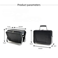 Mallette pliable de haute qualité BBQ Grill Barbecue Outils Portable Mini Charbon BBQ Grills pour activité de plein air Camping Randonnée