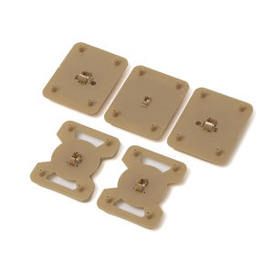 Placa frontal en blanco de 4 pines 13A beige FP ITE para audífonos programables personalizados - Product Image 2