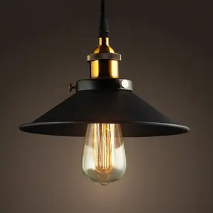 Lâmpada pingente vintage retrô led, lâmpada pendente vintage para cozinha, bar, restaurante, café, ferro