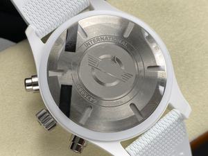 Montre mécanique de luxe de qualité supérieure 41,9 mm APS Factory Cal. Montre en céramique blanche multifonctionnelle Chrono 69385 Movement - Product Image 5