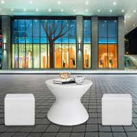 Lampes décoratives LED 16 couleurs RGB changeantes, étanches, pour table basse, table de piscine illuminée en extérieur, pour jardin, cour