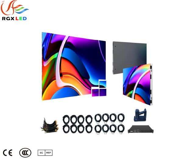 COB P0.9 P1.25 Small Pixel Pitch Indoor Ultra-thin LED Display Video Wall 600mm*337.5mm 4K LED Panels with Micro Spaced Pixels