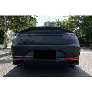 Kit corpo labbro posteriore in fibra di carbonio stile OE per <span class=keywords><strong>C217</strong></span> S classe S63 S65 AMG coupé - Product Image 4