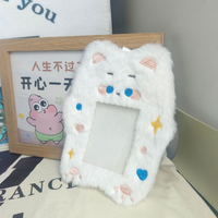 Porte-cartes de bus universitaire en peluche super douce, motif ours polaire mignon, avec rembourrage en coton PP, jouet décoratif pour petits objets