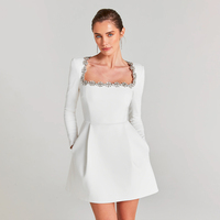 À la mode et à la mode mariée argent strass décalcomanie ceinture étincelante femmes fête robe de mariée longue ceinture de ruban
