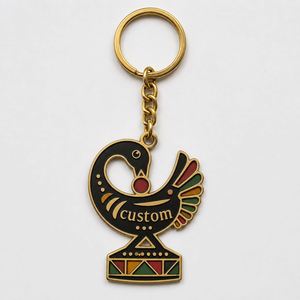 Porte-clés Adinkra personnalisés par le fabricant, pendentifs symboles traditionnels africains, chaînes ethniques, souvenirs de la culture ghanéenne - Product Image 3