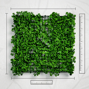 Artificial Fern Grass Foliage Panel Dense Green Vertical Garden <b>Wall</b> Mat UV Resistant Indoor Outdoor Decorative Backdrop - Product Image 4