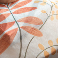 Tela de Cortina Transparente Estampada 100% Poliéster, Diseño de Hojas Hawaianas, Tela para Cortinas con Estampado Botánico, Venta al Por Mayor