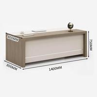 Venta caliente Precio de fábrica Muebles comerciales Mesa clásica simple Escritorio de Gerente de Oficina