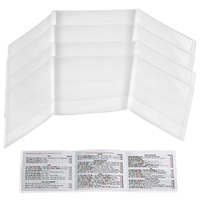 Organisateur et étui de rangement pour cartes de mahjong avec logo personnalisé Haoran, en PVC transparent