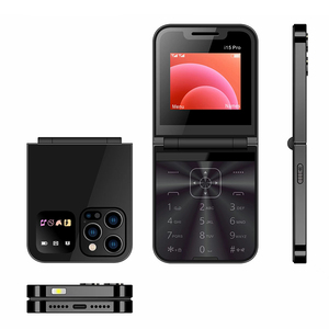 Mejor venta I15 Pro 2,4 pulgadas 1400mAh Batería Diseño plegable Teléfono móvil antiguo Altavoz Nueva llegada Compatible con español alemán - Product Image 4