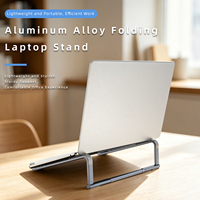 Support d'ordinateur portable en aluminium pliable, réglable, pour bureau et domicile, vente en gros d'usine, emballage personnalisé OEM