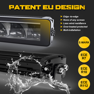 IP68 4x4 Barra de luz LED todoterreno 162W 32 pulgadas Fila única Nueva condición con soportes duales - Product Image 2