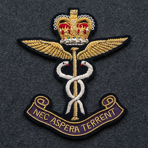 NEC ASPERA TERRENT High Quality Lace Embroidered Patch <b>Sew</b>-On Fabric Badge Circular Luxury Design for Garment - Product Image 1