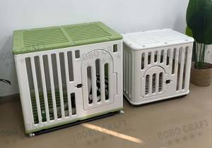 Küçük köpek için küçük boy köpek kafesi/kedi Pet hareketli güvenlik kapalı/açık yavru toksik olmayan özel Logo - Product Image 6