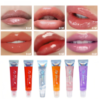 Baume à lèvres liquide mat teinté effet miroir, waterproof, longue tenue, anti-transfert, maquillage multi-couleurs en tube souple