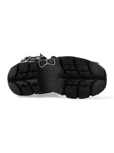 Stivali da Moto con Rivetti Multicolore, Nuovi Stivali Punk Rock da Strada con Tacco Spesso, Stivali Gotici con Fibbia e Rivetti a Fiamma - Product Image 6