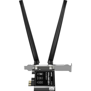 การ์ดเชื่อมต่อเครือข่าย Dual <span class=keywords><strong>Wifi</strong></span> 2.4G 5.8G <span class=keywords><strong>AX200</strong></span> NGW Comfast Factory CF-<span class=keywords><strong>AX200</strong></span> ความเร็ว 3000Mbps รองรับอินเทอร์เฟซภายนอก เสาอากาศภายนอก 2*5dBi - Product Image 3